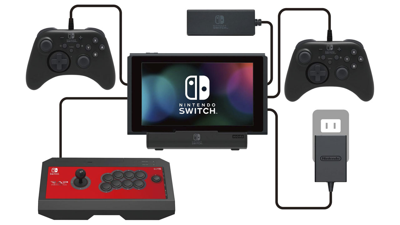 Nintendo Switch Accessories Hori Nintendo Switch Multiport USB Playstand