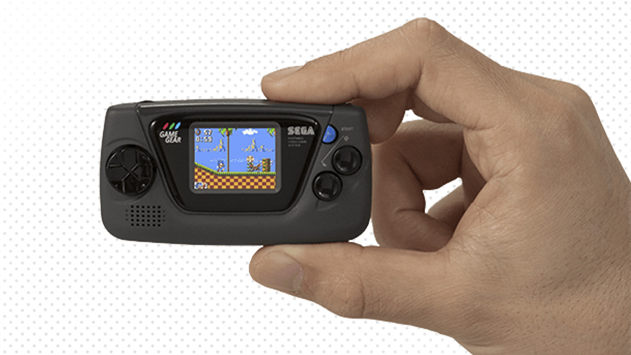 The Game Gear Micro is the tiniest handheld console from Sega