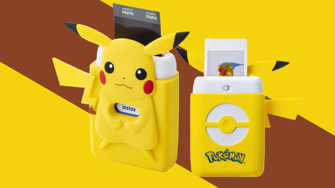 This Pikachu Instax Mini Link can print photos from the Nintendo Switch