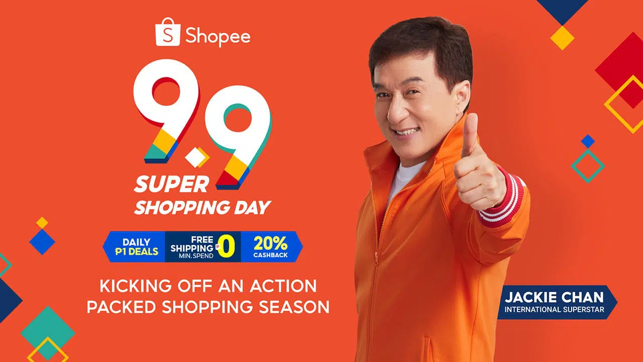 Shopee welcomes 9.9 Super Shopping Day with international superstar Jacky Chan