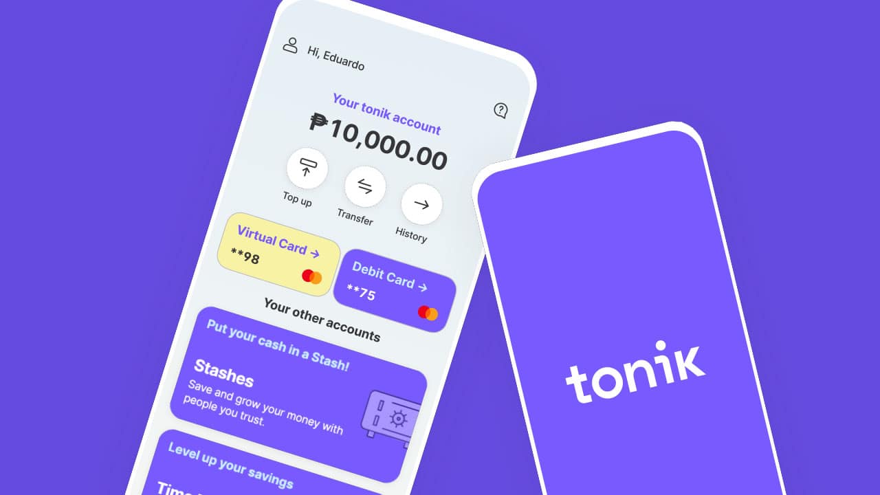 Tonik now offering transfer via InstaPay
