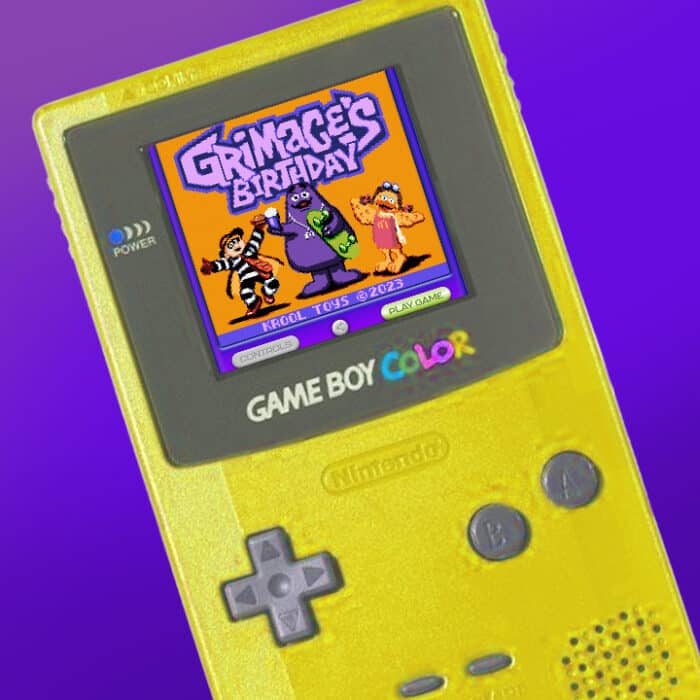 Mcdonald’s releases a new Game Boy Color game in 2023