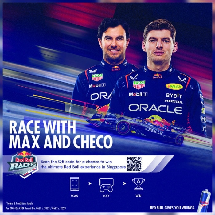 Red Bull offers all expense paid trip to the F1 Singapore Grand Prix