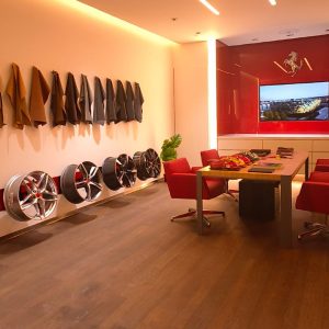 A look inside the Ferrari showroom in the Philippines