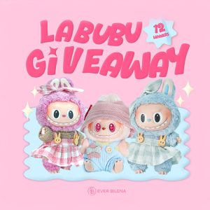 Win a Labubu blind box with Ever Bilena x Shopee giveaway